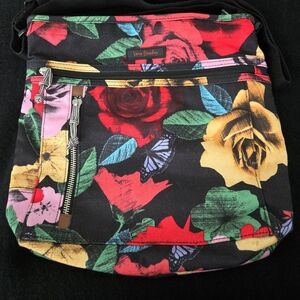 Vera Bradley Havana Rose Travel Ready Crossbody in Lighten Up Fabric